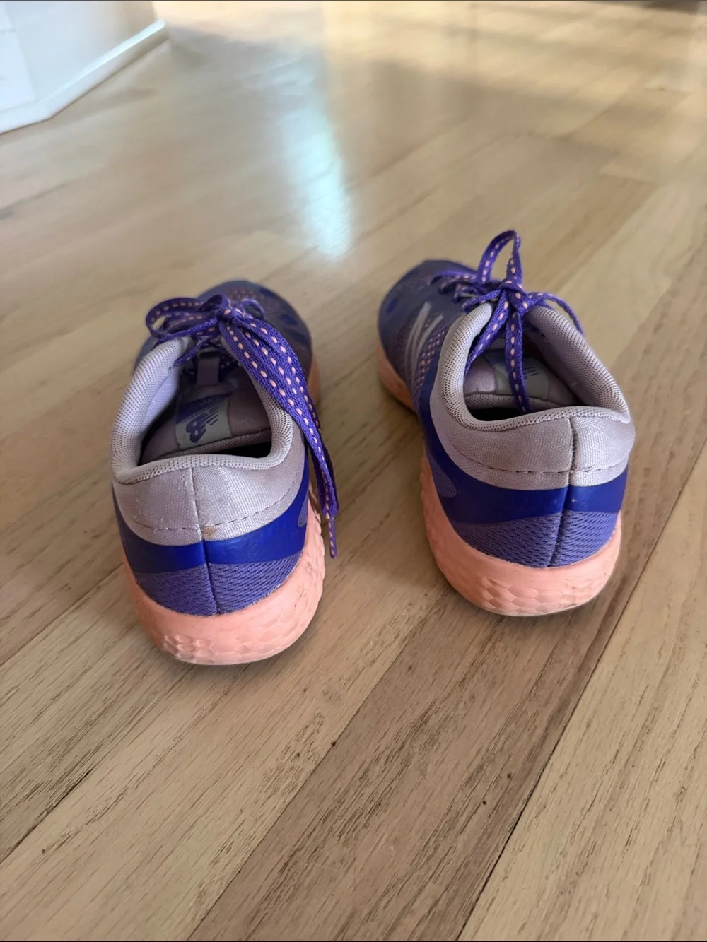 Girls' Purple and Pink Lightweight Kids' Running Sneakers